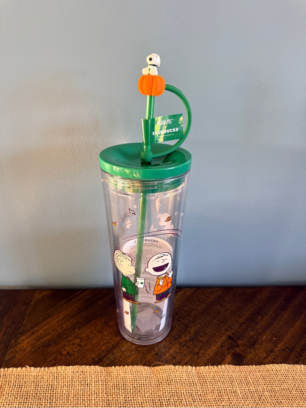 Starbucks x Peanuts Snoopy Great Pumpkin 24oz Cold Cup Tumbler 2026 NEW